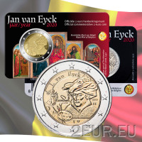Bélgica 2 euros BU 2020 - Jan van Eyck - NL