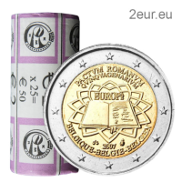BELGIUM 2 EURO ROLL 2007 - TREATY OF ROME