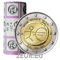 BÉLGICA 2 ROLLO DE EUROS 2009 - EMU