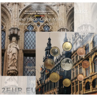 Belgium conjunto de euros BU 2005 - La Grand Place de Bruselas