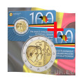 Belgium 2 euro BU 2021 - 100th anniversary of the Belgium - Luxembourg Economic Union (BLEU) - NL+FR for 25.00 € ✅