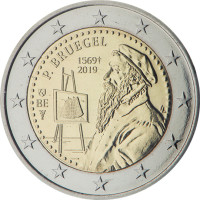 Bélgica 2 euro UNC 2019 - 450 Aniversario de la Muerte de Pieter Bruegel el Viejo