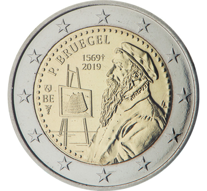 Bélgica 2 euro UNC 2019 - 450 Aniversario de la Muerte de Pieter Bruegel el Viejo por 15.00 € ✅