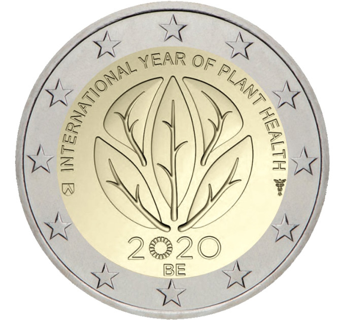 Bélgica 2 euro UNC 2020 - Año Internacional de la Sanidad Vegetal por 10.00 € ✅