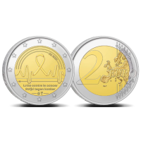 Bélgica 2 euros UNC 2024 - Control del cáncer