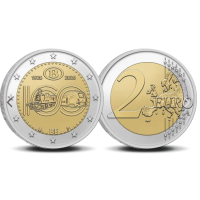 Bélgica 2 euros UNC 2026 - 100 años de NMBS
