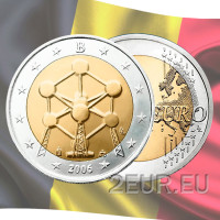 Bélgica 2 euro UNC 2006 - Atomium en Bruselas