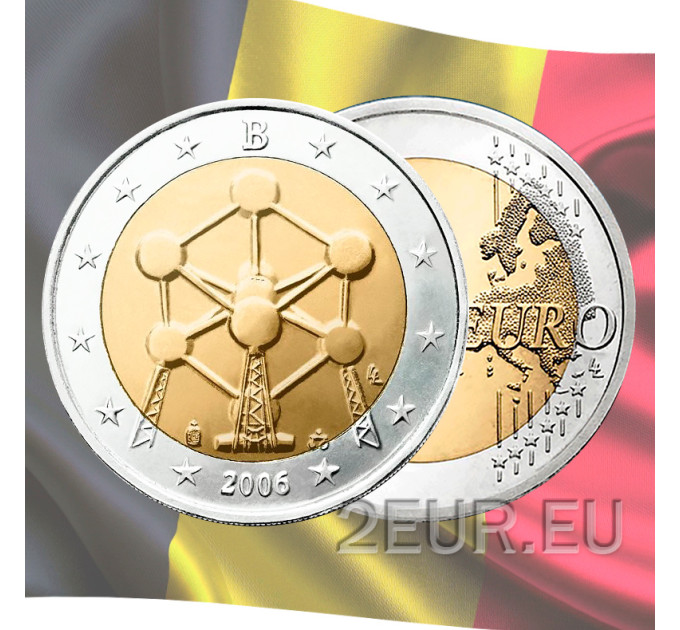 Bélgica 2 euro UNC 2006 - Atomium en Bruselas por 16.50 € ✅