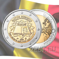 Bélgica 2 euro UNC 2007 - 50 años del Tratado de Roma