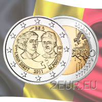 Bélgica 2 euro UNC 2011 - 100 años del Día Internacional de la Mujer