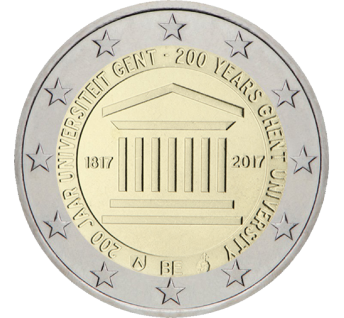 Bélgica 2 euro UNC 2017-2 - 200 años de la Universidad de Gante por 12.50 € ✅