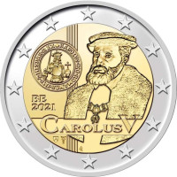 Belgica 2 euro UNC 2021 - 500 aniversario de Carlos V