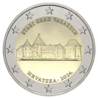 Croacia 2 euros UNC 2024 - El casco antiguo de Varazdin