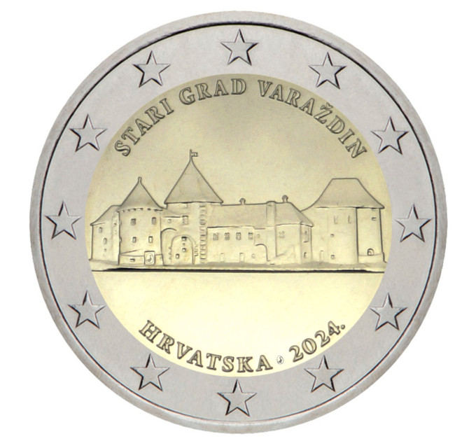 Croacia 2 euros UNC 2024 - El casco antiguo de Varazdin por 9.50 € ✅