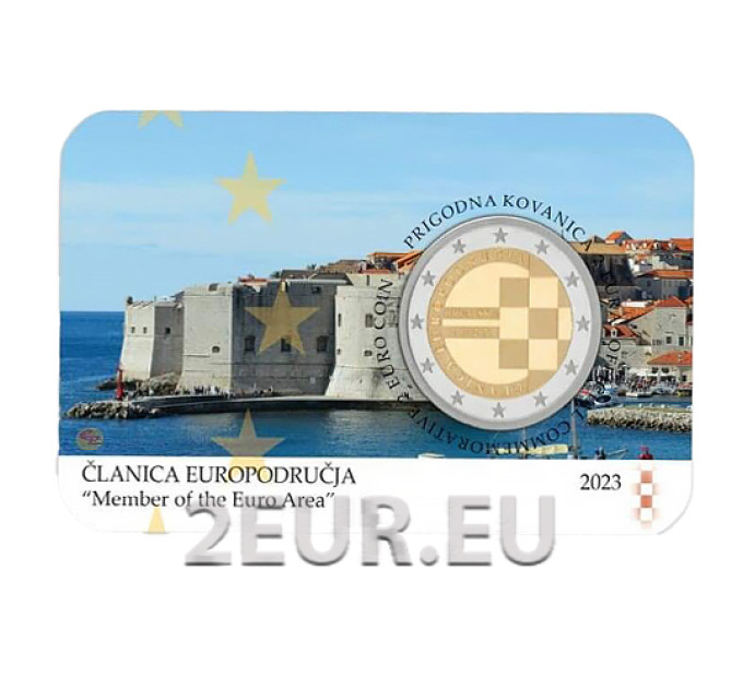 Croatia 2 euro BU 2023 - The Introduction of the Euro as the Official Currency of Croatia for 12.50 € ✅