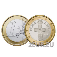 Chipre 1 euros UNC 2022 Chipre 1 euros UNC 2022
