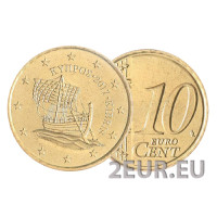 Chipre 10 centavos UNC 2017 Chipre 10 centavos UNC 2017