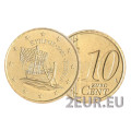 Cyprus 10 cent UNC 2021 for 0.60 € ✅