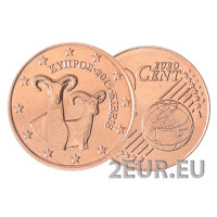 Chipre 5 centavos UNC 2015