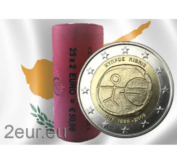 CHIPRE 2 ROLLO DE EUROS 2009 - UEM por 85.00 € ✅