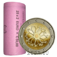 CHIPRE 2 ROLLO DE EUROS 2020 - 30 AÑOS DEL INSTITUTO DE NEUROLOGÍA Y GENÉTICA DE CHIPRE