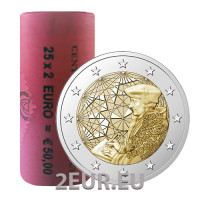 CHIPRE 2 ROLLO DE EUROS 2022 - 35 Años del Programa Erasmus