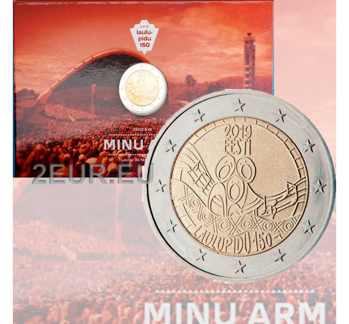 Estonia 2 euro BU 2019 - 150 years anniversary of the first song festival for 17.50 € ✅