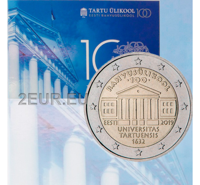 Estonia 2 euros BU 2019 - Tartu university por 29.50 € ✅