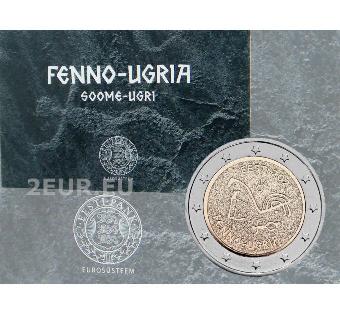 Estonia 2 euros BU 2021 - Pueblos Ugrofinesas por 14.50 € ✅