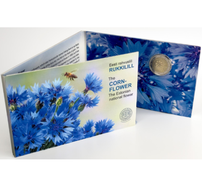 Estonia 2 euro BU 2024 - Cornflower for 14.50 € ✅