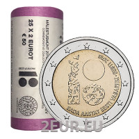 ESTONIA 2 EURO ROLL 2018 - 100 Years Republic of Estonia