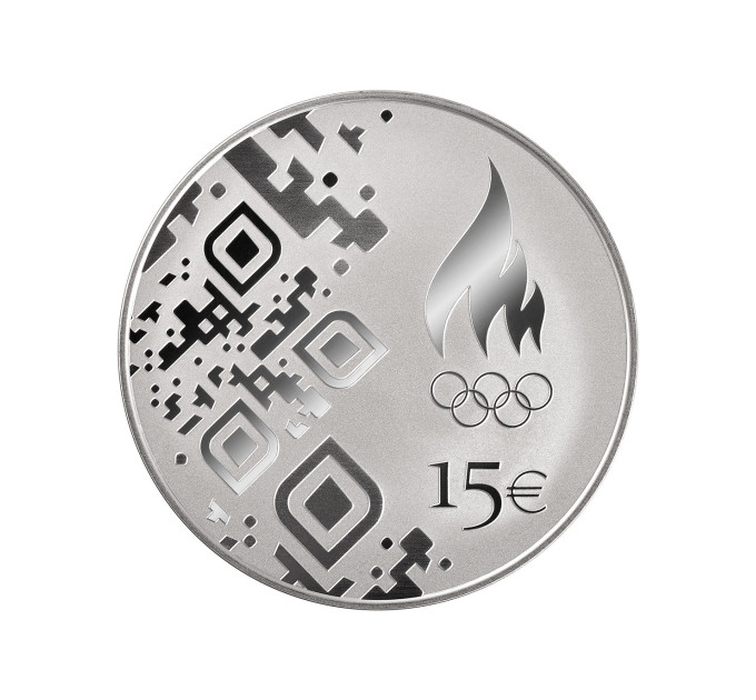 Estonia 15 euros moneda de plata Proof 2026 - XXV Juegos Olímpicos de Invierno en Cortina, Milán por 100.00 € ✅