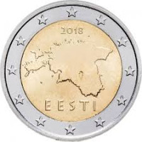 Estonia 2 euro UNC 2018