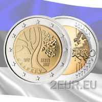 Estonia 2 euro UNC 2017 - Estonia’s Road to Independence