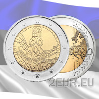 Estonia 2 euro UNC 2019 - 150 Aniversario del Primer Festival de la Canción de Estonia