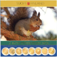 Finland 2 Euro BU Coins Set 2004–2009
