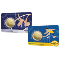 Finlandia 2 euros BU 2025 - 100 años de la Asociación Internacional de Atletismo de Finlandia y Suecia - Fin/Swed + Ang