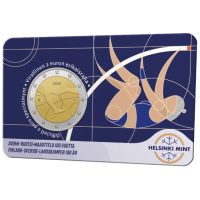 Finlandia 2 euros BU 2025 - 100 años de la Asociación Internacional de Atletismo de Finlandia y Suecia - Fin/Swed