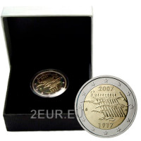 Finland 2 euro proof 2007 - 90 Years Independence Finland 2 euro proof 2007 - 90 Years Independence