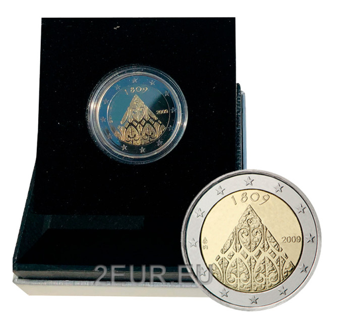 Finlandia 2 euros proof 2009 - 200 Aniversario de la Autonomía por 120.00 € ✅