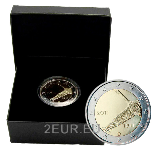 Finlandia 2 euros proof 2011 - 200 Años Banco Nacional por 85.00 € ✅