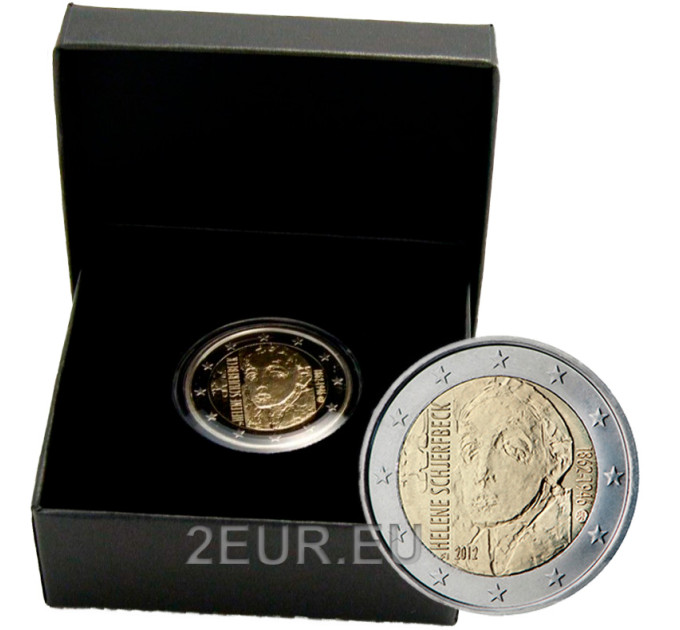 Finlandia 2 euros proof 2012 - 150 Aniversario del Nacimiento de Helene Schjerfbeck por 75.00 € ✅