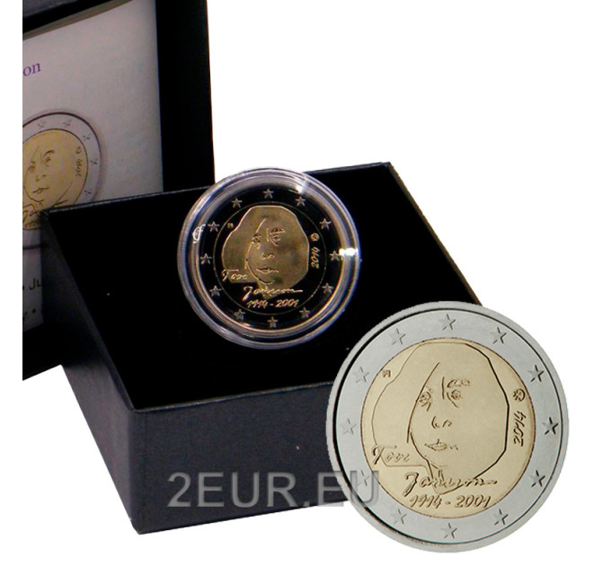 Finlandia 2 euros proof 2014 - Centenario del nacimiento de la autora y artista Tove Jansson por 110.00 € ✅