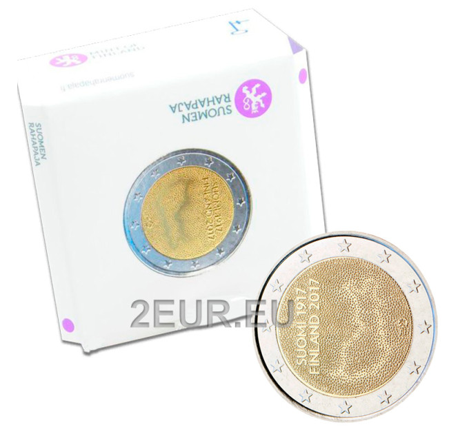 Finland 2 euro proof 2017 - 100 Years of Independence for 25.00 € ✅