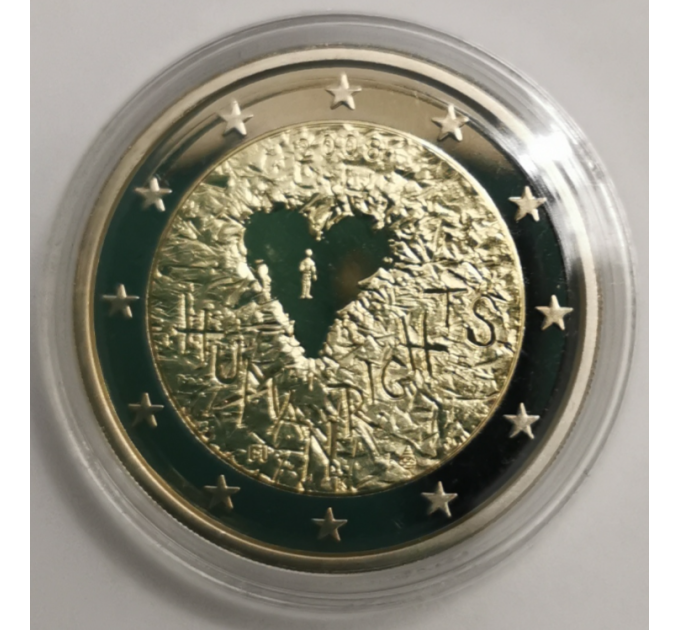 Finlandia 2 euros proof 2008 - 60 Años Promulgación de los Derechos Humanos por 30.00 € ✅