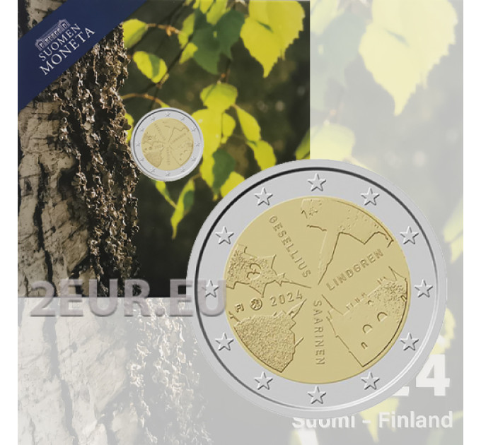 Finlandia 2 euros Proof 2024 - Arquitectura finlandesa por 23.50 € ✅