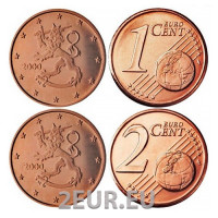 Finlandia 1,2 Cent UNC 2000