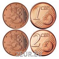 Finlandia 1,2 Cent UNC 2004
