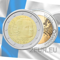 Finlandia 2 euros UNC 2020 - 100 Aniversario del Nacimiento de Väinö Linna
