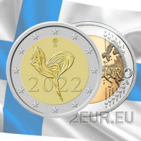 Finlandia 2 euros UNC 2022 - Finnisches Nationalballett 100 Jahre